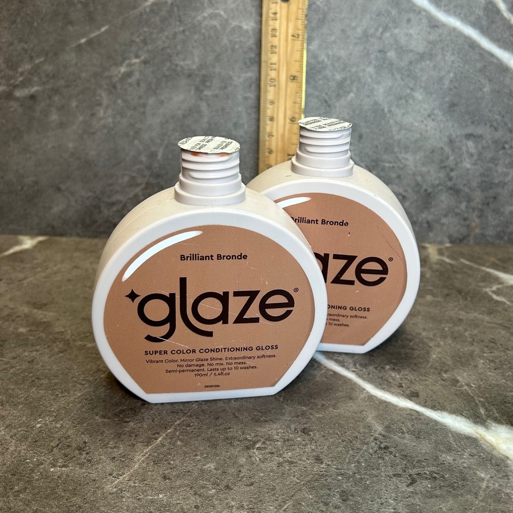 Glaze Super Color Conditioning Gloss Brilliant Bronde 6.4oz Lot of 2